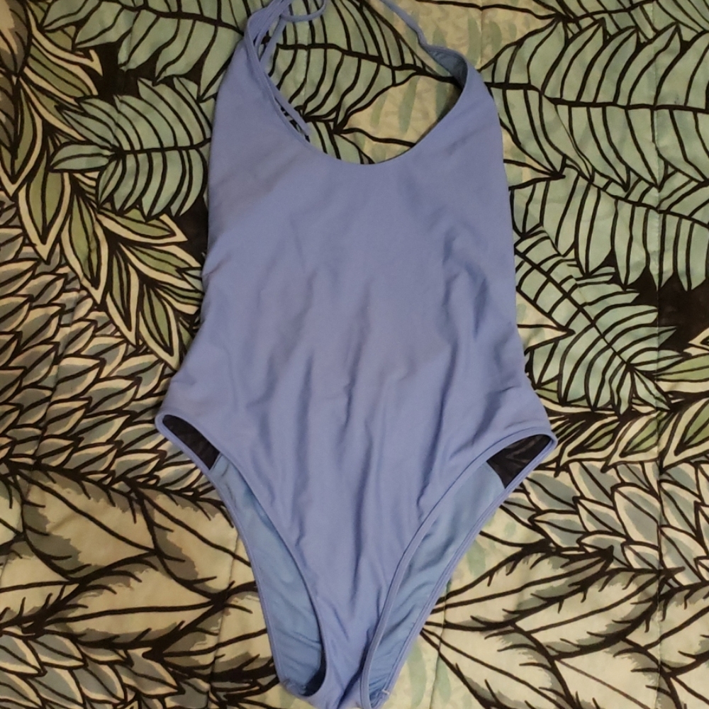 NWT Aerie Mesh Side Plunge One piece